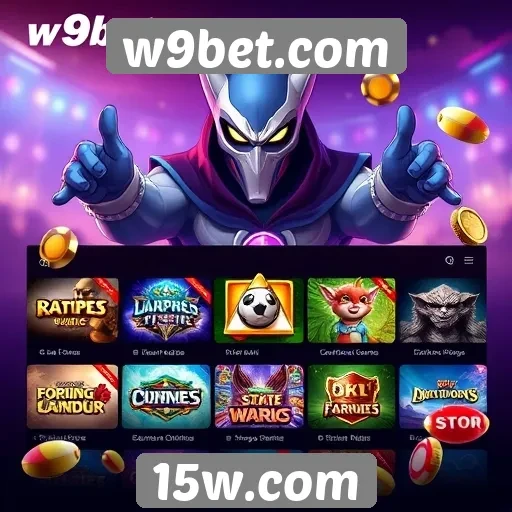 Diversidade de jogos oferecidos pelo w9bet.com